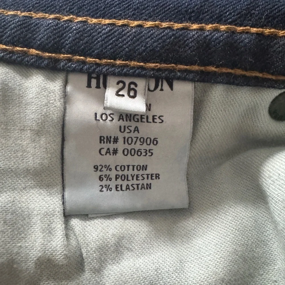 HUDSON | Signature Bootcut Jeans Denim Sz 26 - Picture 9 of 12